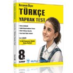 Mutlu Kazanım Ölçer Türkçe Yaprak Test 8.Sınıf