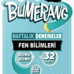 Günay Yayınları 8. Sınıf Bumerang 32 Haftalık Fen Bilimleri Denemeleri