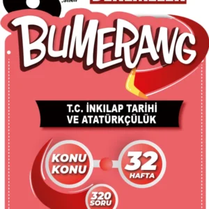 Günay Yayınları 8. Sınıf Bumerang 32 Haftalık T.C. İnkılap Tarihi ve Atatürkçülük Denemeleri