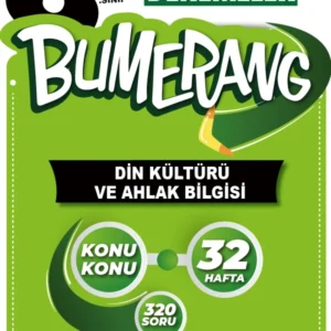 Günay Yayınları 8. Sınıf Bumerang 32 Haftalık Din Kültürü ve Ahlak Bilgisi Denemeleri