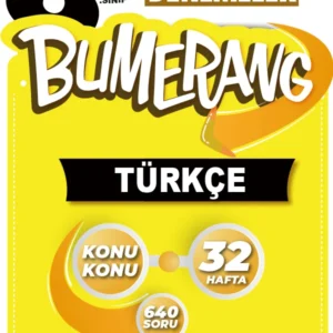 Günay Yayınları 8. Sınıf Bumerang 32 Haftalık Türkçe Denemeleri