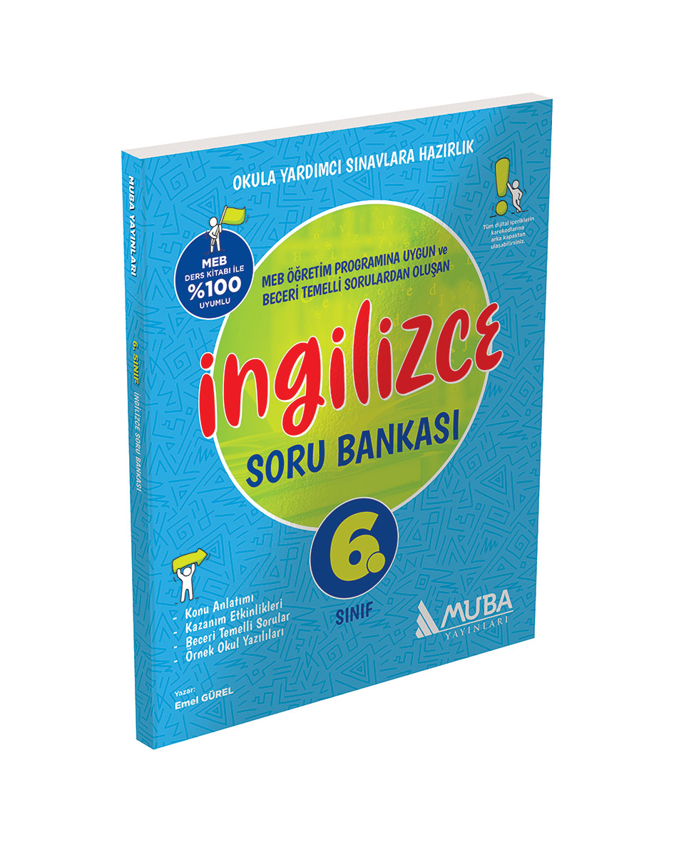 0615-6-sinif-ingilizce-soru-bankasi_1 Muba Yayınları 6. Sınıf İngilizce Soru Bankası - Görsel 1