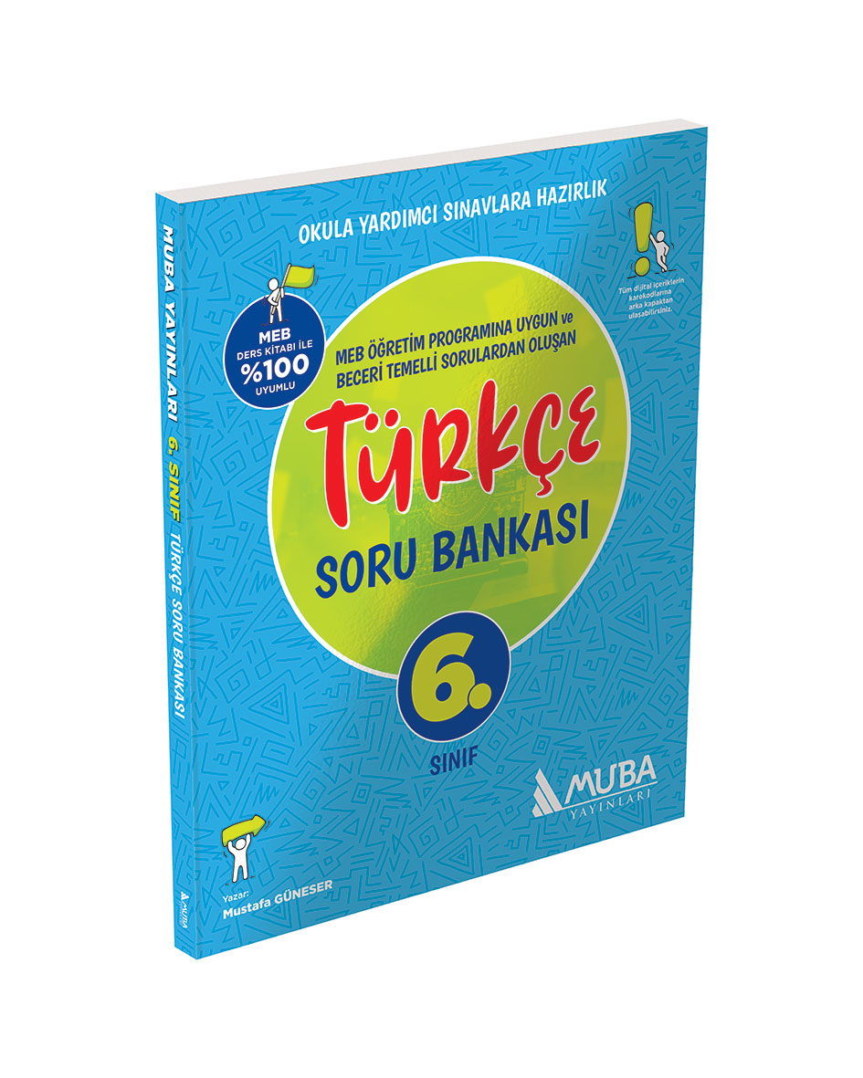 0623-6-sinif-turkce-soru-bankasi_2 Muba Yayınları 6. Sınıf Türkçe Soru Bankası - Görsel 1