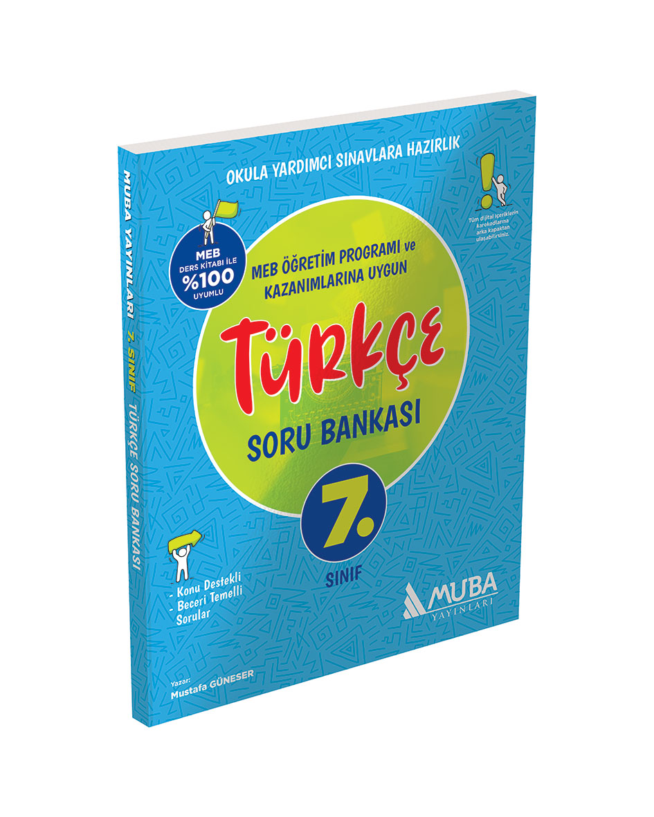 0710-7-sinif-turkce-soru-bankasi_2 Muba Yayınları 7. Sınıf Türkçe Soru Bankası - Görsel 1