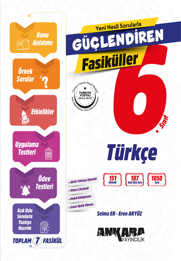 6-Sinif-Guclendiren-TurkceFasikuller_1 Ankara Yayıncılık 6. Sınıf Güçlendiren Türkçe Fasiküller - Görsel 1