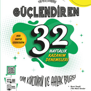 Ankara Yayıncılık 7. Sınıf Güçlendiren 32 Haftalık Din Kültürü Ve Ahlak Bilgisi Kazanım Denemeleri