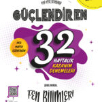 Ankara Yayıncılık 8. Sınıf Güçlendiren 32 Haftalık Fen Bilimleri Kazanım Denemeleri