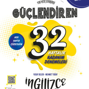 Ankara Yayıncılık 8. Sınıf Güçlendiren 32 Haftalık İngilizce Kazanım Denemeleri