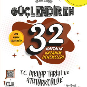 Ankara Yayıncılık 8. Sınıf Güçlendiren 32 Haftalık T.C. İnkılap Tarihi ve Atatürkçülük Kazanım Denemeleri