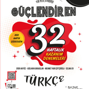Ankara Yayıncılık 8. Sınıf Güçlendiren 32 Haftalık Türkçe Kazanım Denemeleri