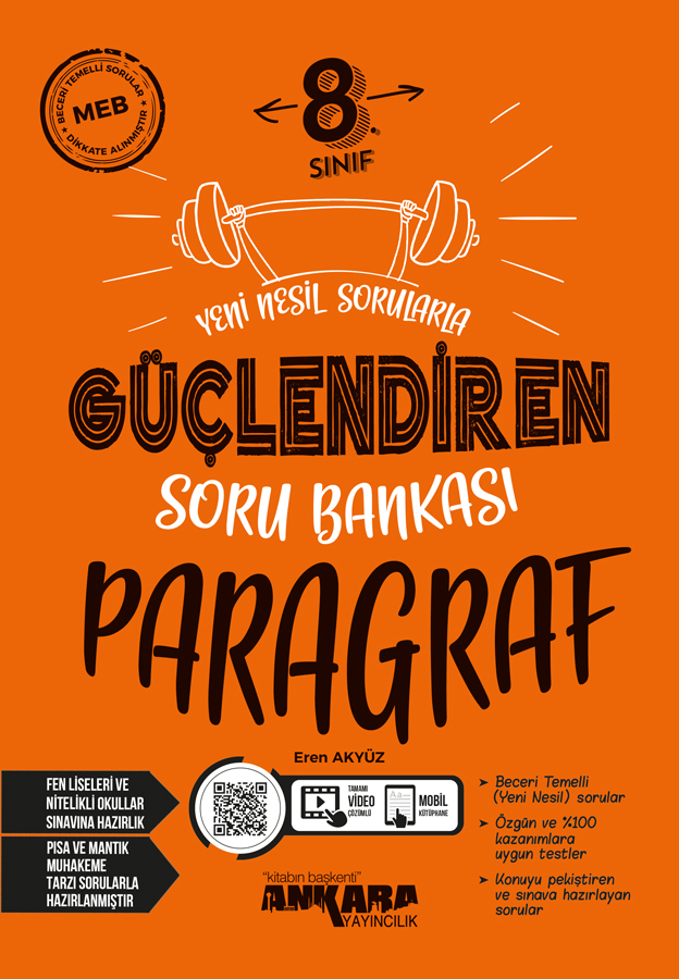 8-Sinif-Paragraf-Guclendiren-Soru-Bankasi_3 Ankara Yayıncılık 8. Sınıf Paragraf Güçlendiren Soru Bankası - Görsel 1
