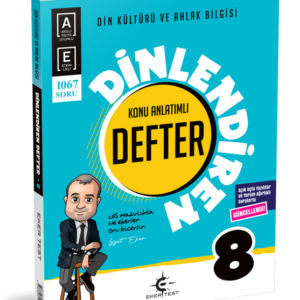 Arı Yayıncılık Eker Test 8. Sınıf Din Kültürü ve Ahlak Bilgisi Dinlendiren Konu Anlatımlı Defter