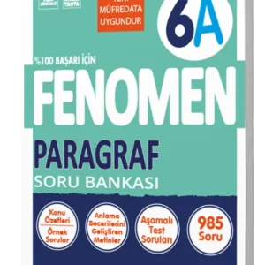 Fenomen Yayınları 6. Sınıf Paragraf A Soru Bankası
