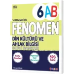 Fenomen Yayınları 6. Sınıf Din Kültürü ve Ahlak Bilgisi A-B Soru Bankası