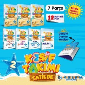 ilkokulluyum Yayınları 2.Sınıf Keşif Takımı Tatilde Eğitim Seti